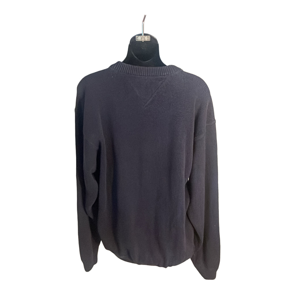 Vintage Tommy Hilfiger Men's Navy Blue Crewneck Sweater Size Large