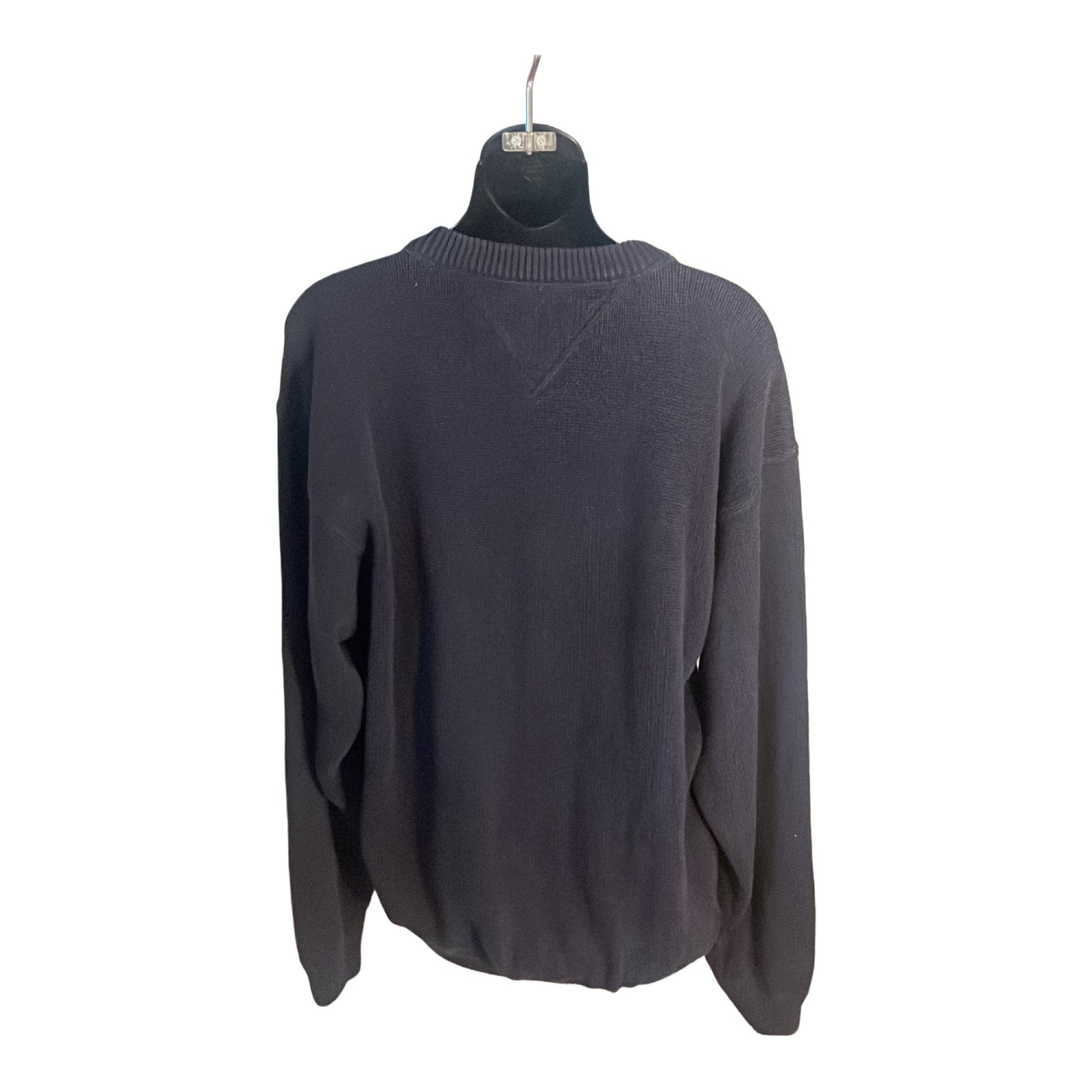 Vintage Tommy Hilfiger Men's Navy Blue Crewneck Sweater Size Large