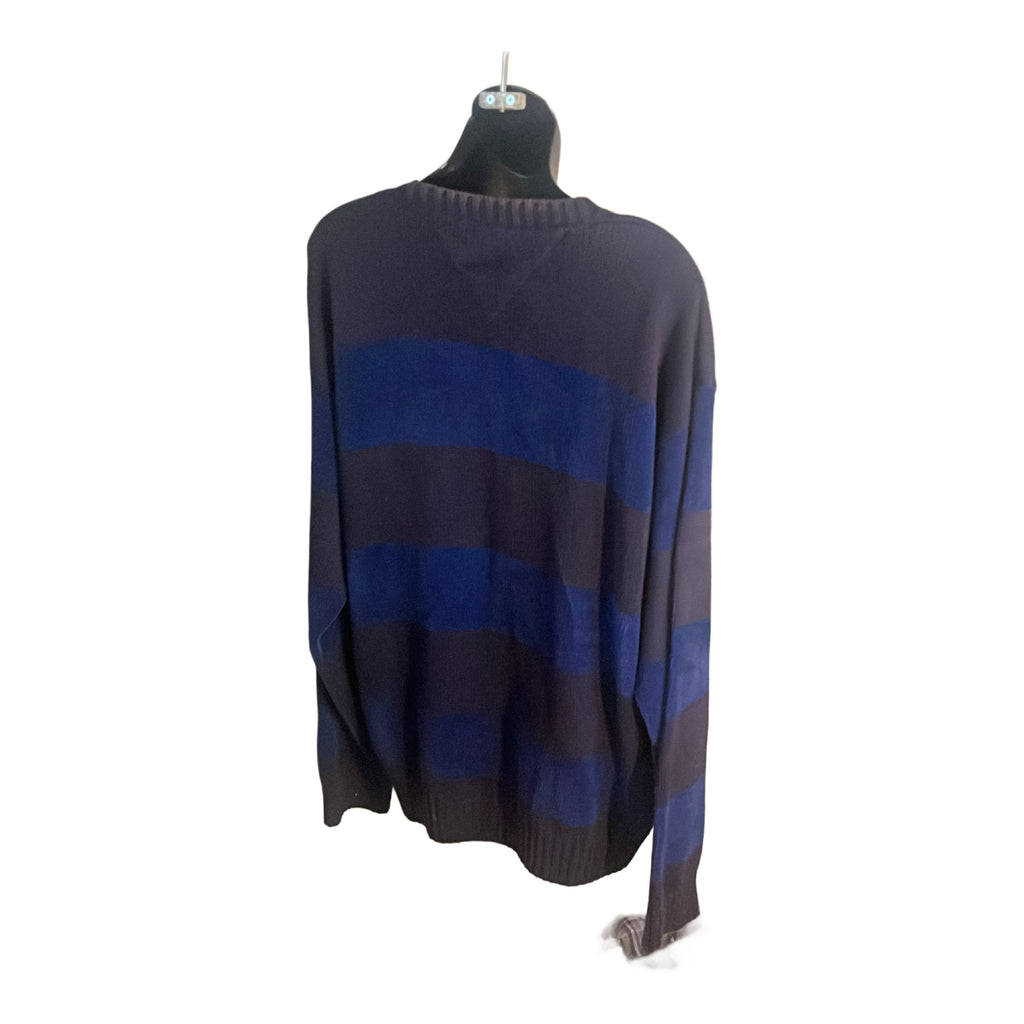 Vintage Tommy Hilfiger Striped Sweater (Blue) Size XL
