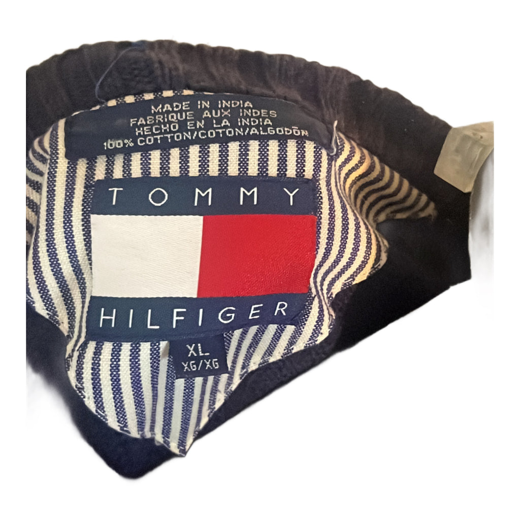 Vintage Tommy Hilfiger Striped Sweater (Blue) Size XL