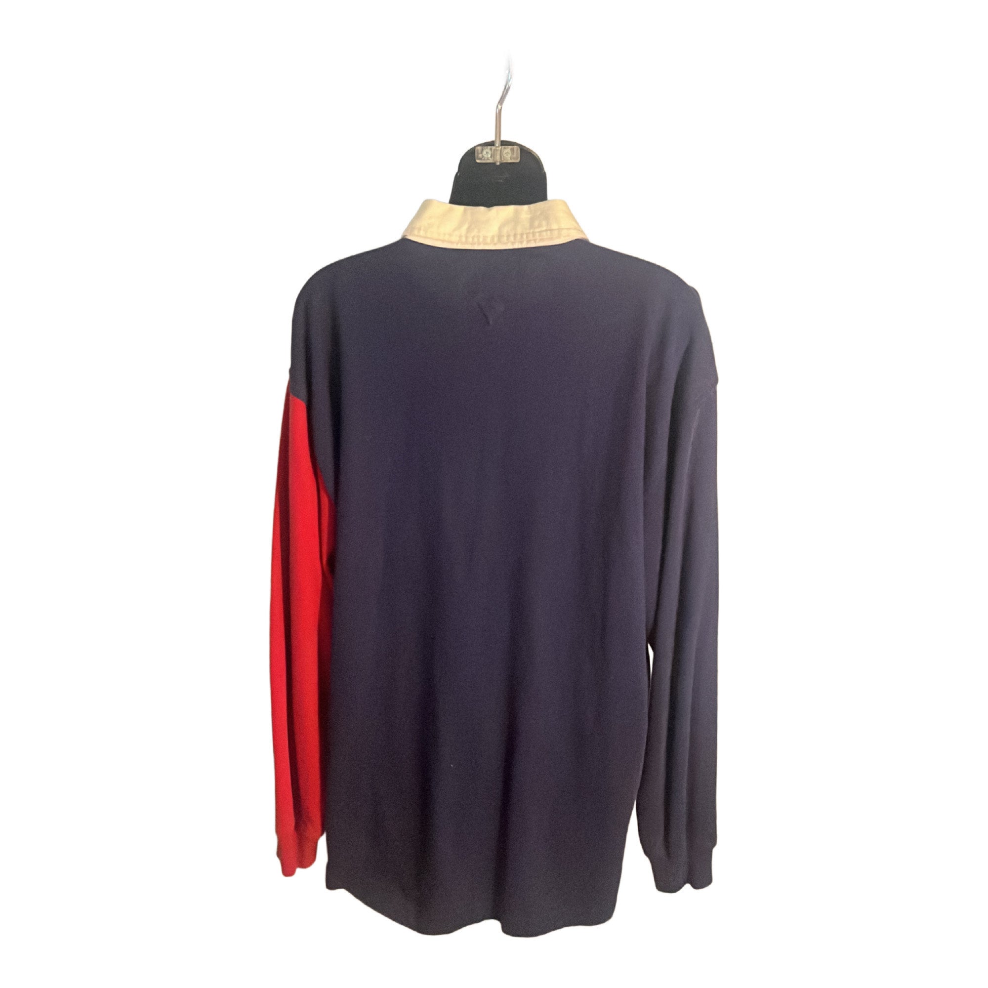 Vintage 90s Tommy Hilfiger Color Block Rugby Shirt Size Large
