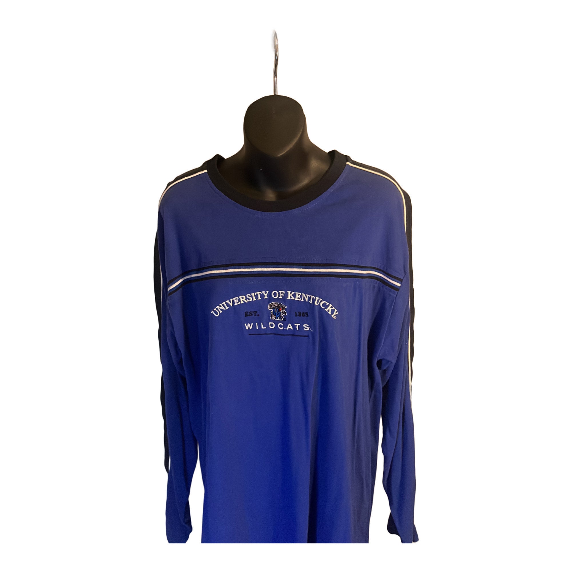 University of Kentucky Warm Up Shirt (Blue) Size Medium NCC Apparel Brand